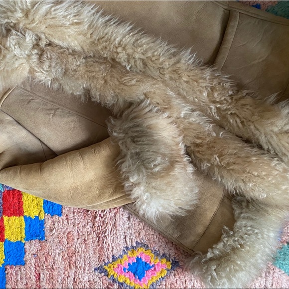 SOLD 70’s Penny Lane Suede Shearling Coat - Picture 15 of 15